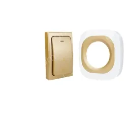 Press to generate electricity, no need for batteries, remote control, intelligent elderly caller, remote wireless doorbell