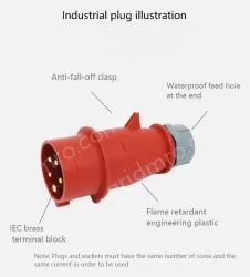 16A5 pole 400V connector