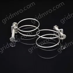 Double steel wire hose clamp 201 material 21-25*2 [wire diameter]