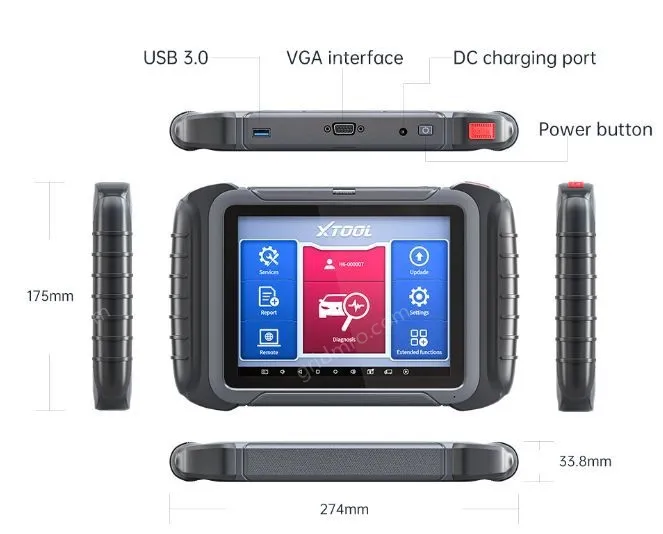 XTOOL D8 OBDII Automotive Full System Diagnostic Tool