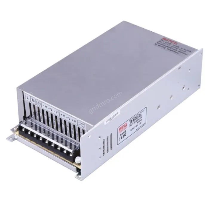 AC to DC regulated industrial monitoring switching power supply S-800-24