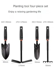 Army green five-tooth harrow