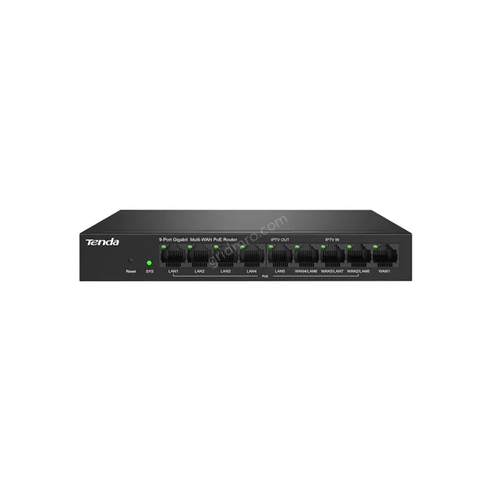 9 Port Gigabit Ethernet PoE Router