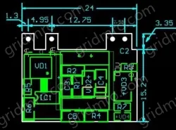 Small, safe isolated, regulated power supply switching power supply module 5V 1A