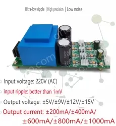 ACDC linear power supply 220V to positive and negative voltage ±12V ±400MA Engineering Edition