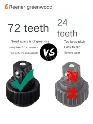 Upgraded 72-tooth bent handle auto repair 108-piece set