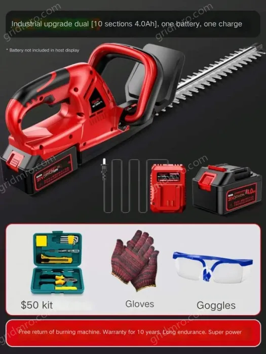 Industrial upgrade double-edged 10-cell 4.0Ah one battery and one charge