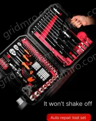 Upgraded 72-tooth bent shank auto repair 47-piece set