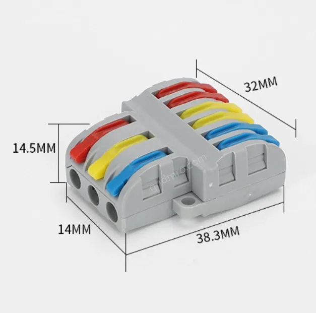 Quick terminal blocks-SPL-63 three in and six out