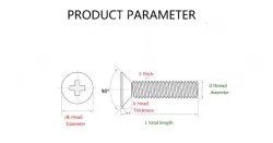 Electronic screws M1*6