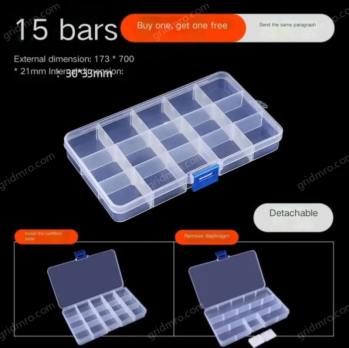 Two thickened material 15 grids