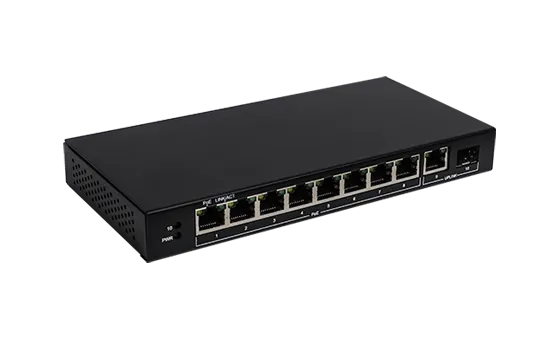 10-Port gigabit PoE switch