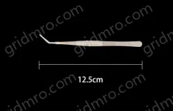 Stainless steel tweezers Curved tip (thick) 12.5cm