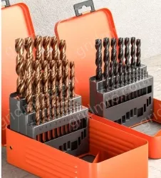 Superhard cobalt flagship iron box 13-piece set + 13 twist drills