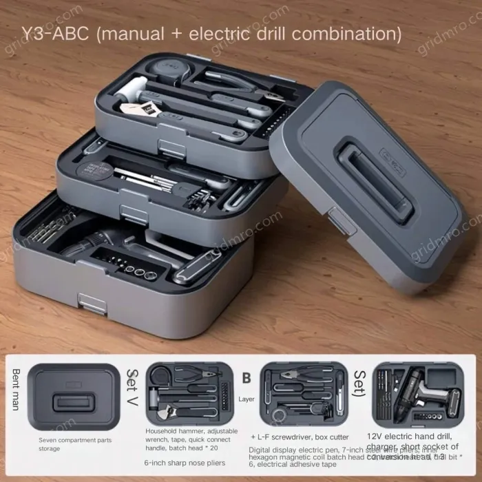 Y3-ABC Manual + Electric Drill Combo