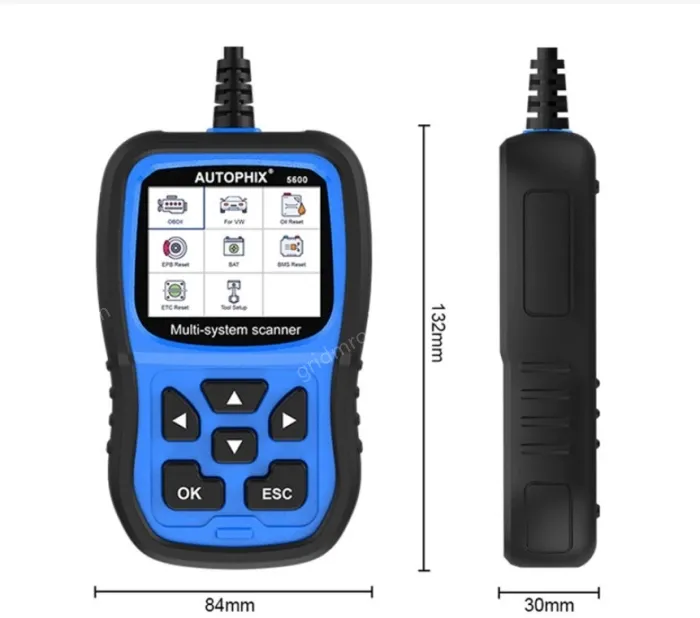 Autophix 5600 Volkswagen Audi Full System Diagnosis EPB BMS ETCS Reset Oil Maintenance to Zero
