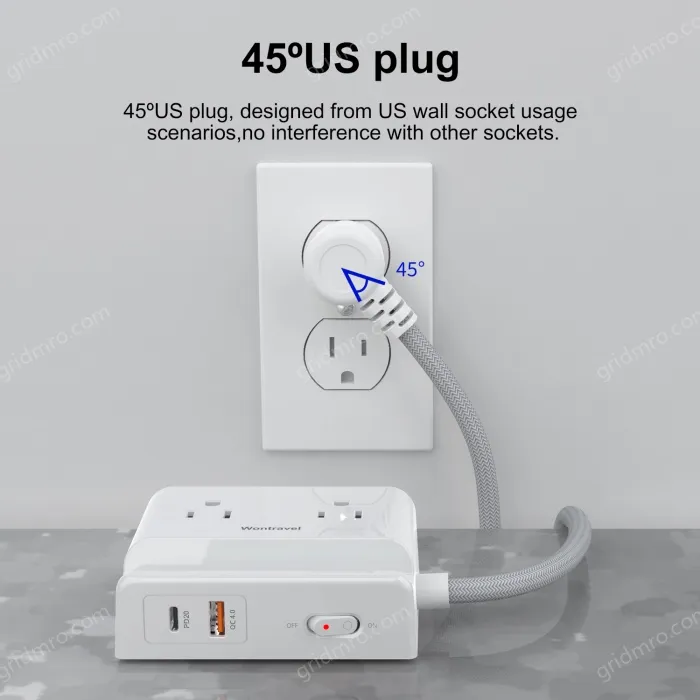 New Design 20W PD US Power Strip
