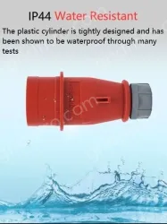 16A3 pole 230V surface mount plug